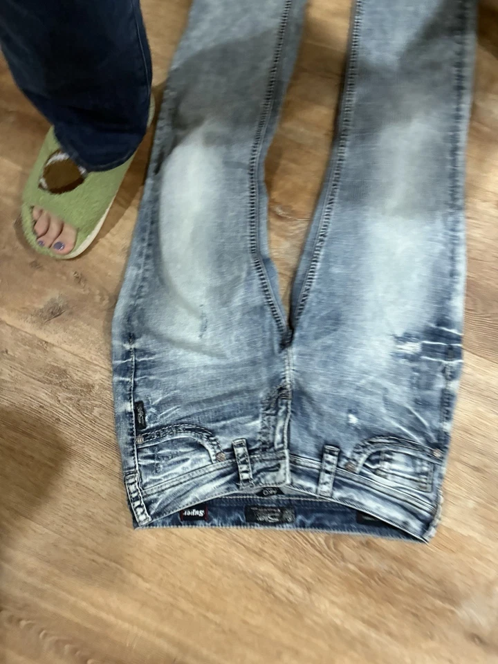 Pantalones de mezclilla ajustados Silver Solo para mujer - talla 27 X 32 de largo  Foto 4 de 4