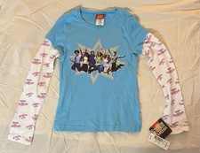 Disney High School Musical Girls L Blue Long Sleeve Graphic T-Shirt Pullover