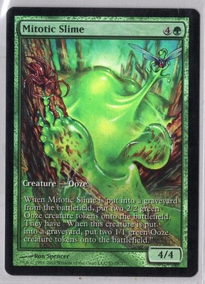 1x Mitotic Slime *Game Day (Top 8) Full Art Foil* - Core Set 2011 - NM