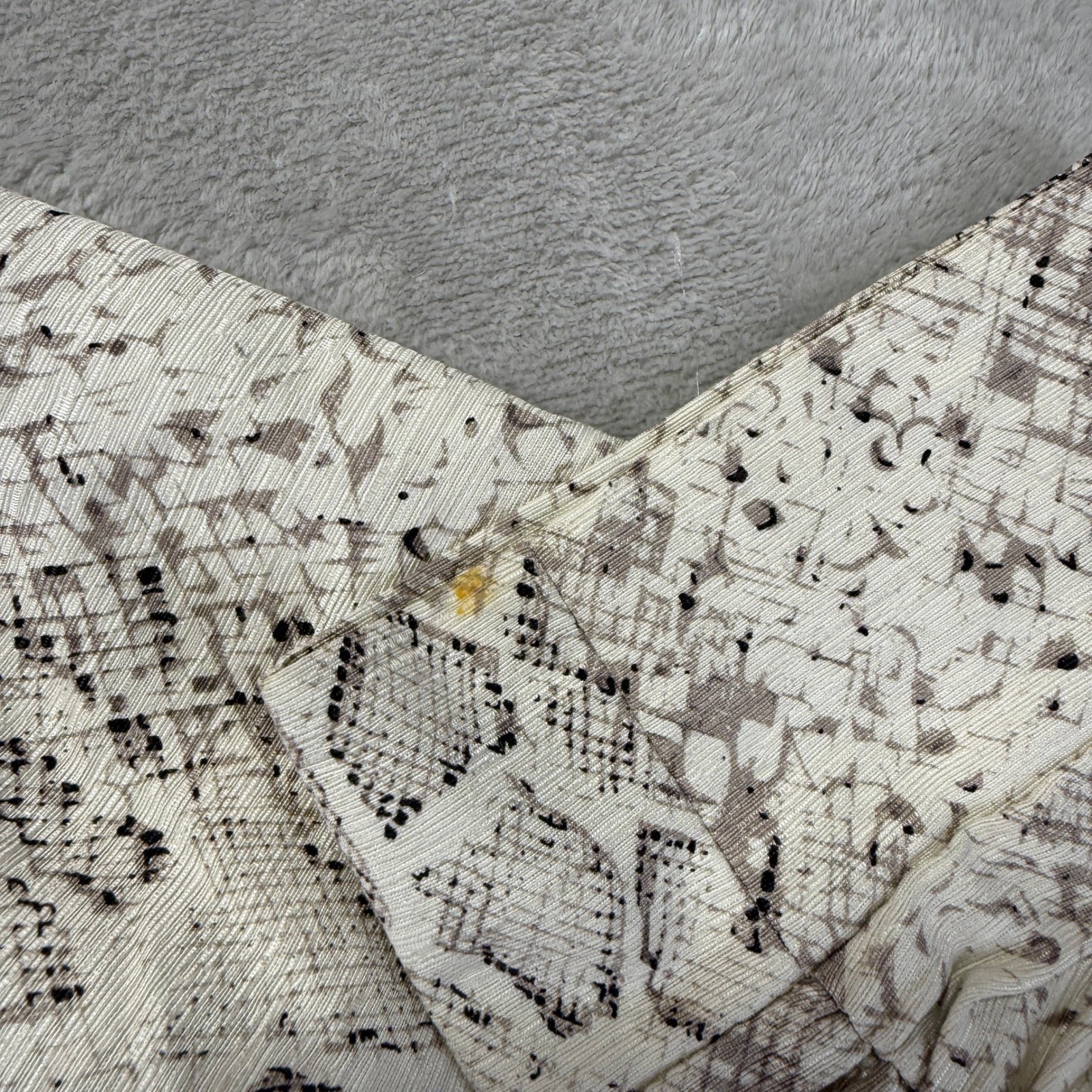 Laura Ashley Jacket Womens Small Python Silk Beig… - image 9