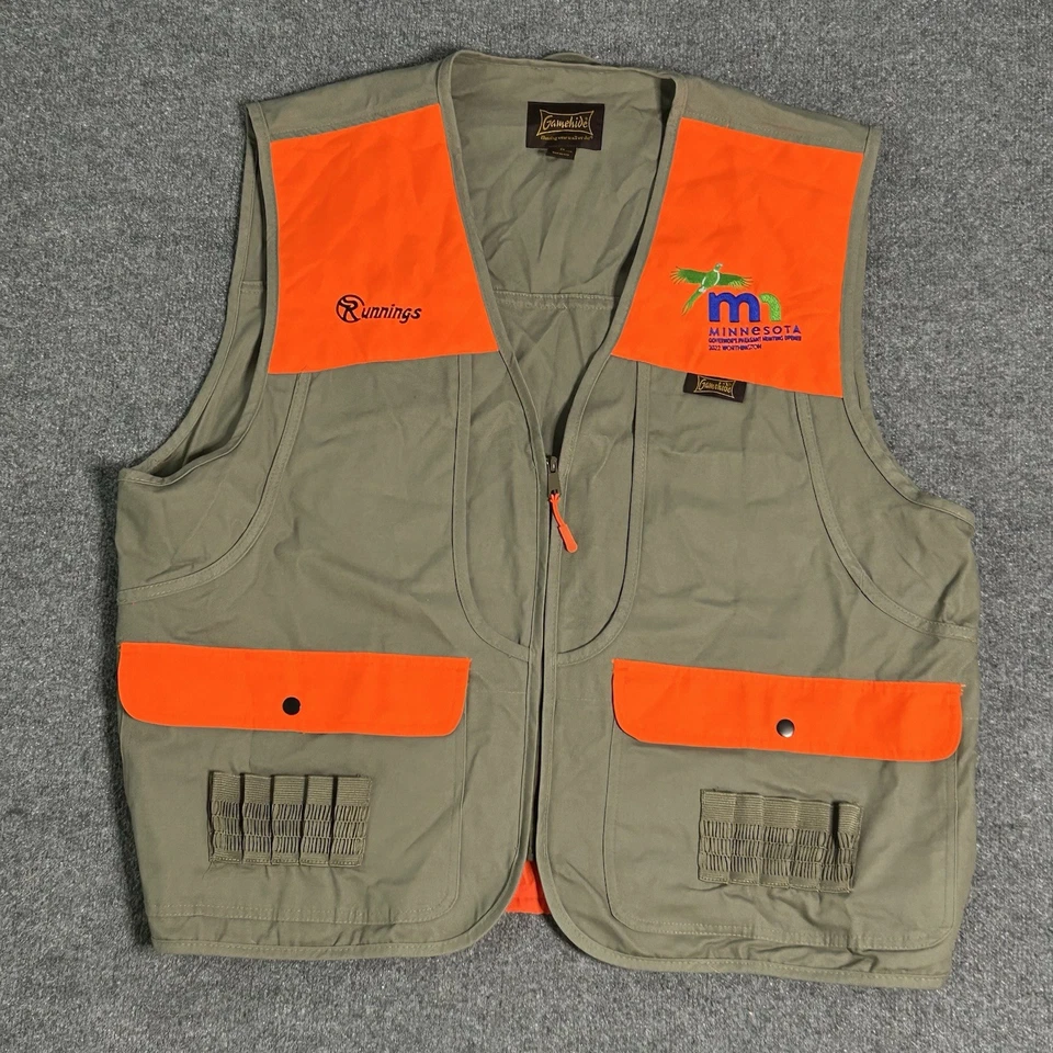 Gamehide Vest Men XXL Front Loader Upland Blaze Orange Hunting Minnesota Bird - Image 2 of 4