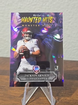 2024 JACKSON ARNOLD W.C. HAUNTED HIT PURPLE CRYSTAL WEREWOLF #HHWW-JA 1/2 AUBURN