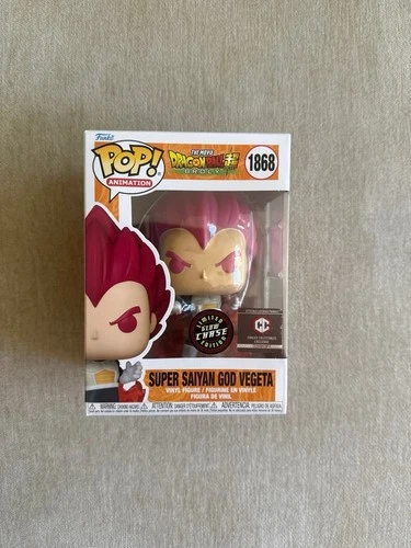 Funko POP! Animation: Dragon Ball - Super Saiyan God Vegeta (CHASE) Excl Figure