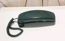 AT T Trimline 210 Touch Tone Push Button Wall Desk Cord Phone Green untested VTG