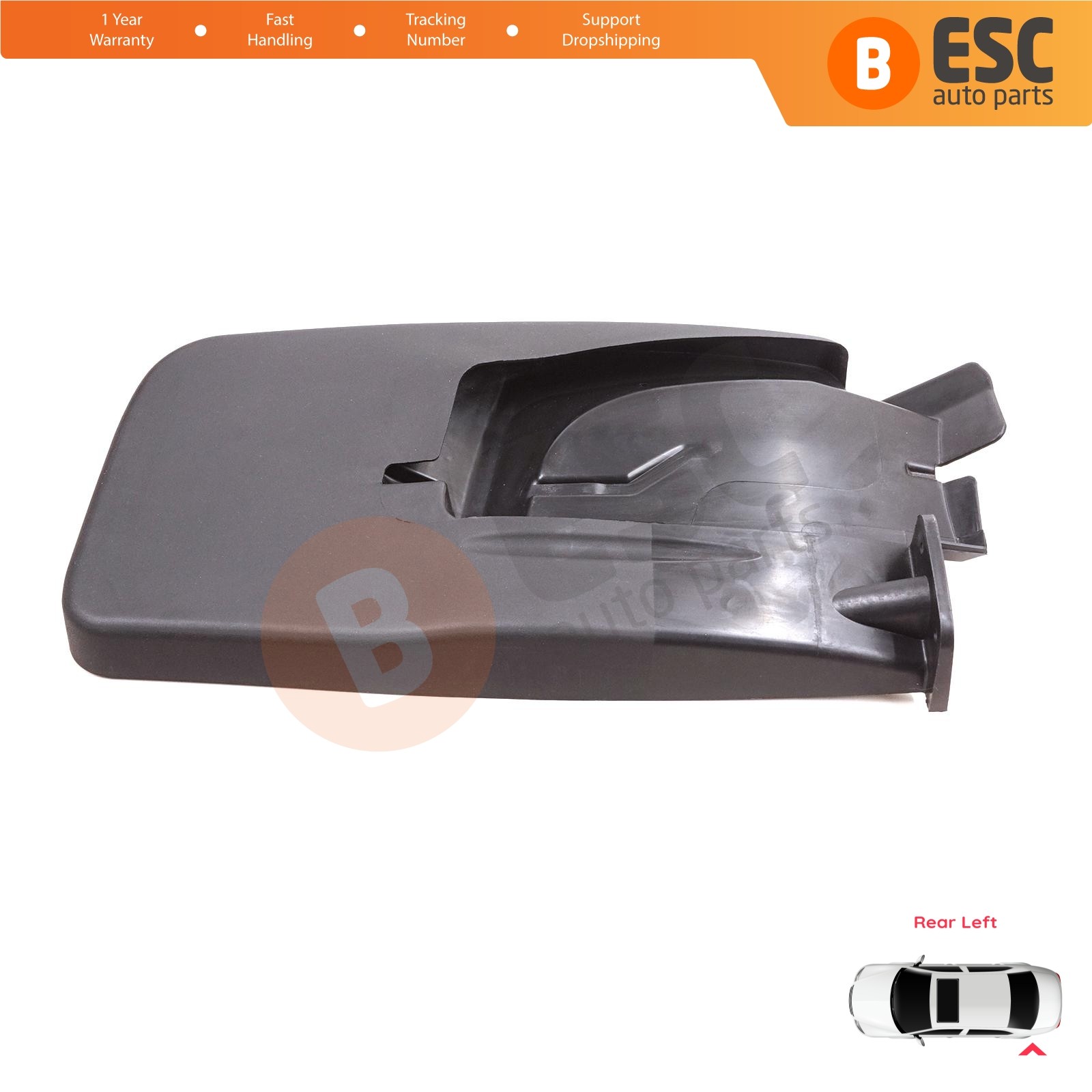 Rear Left Mud Flap Splash Guard for Mercedes Sprinter 907 910 VW Crafter 2017-On