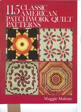 115 Classic American Patchwork Quilt P... by Malone, Maggie Paperback / softback