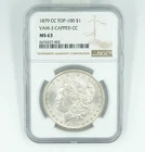 1879-CC NGC MS63 Morgan Silver Dollar VAM-3 Capped CC