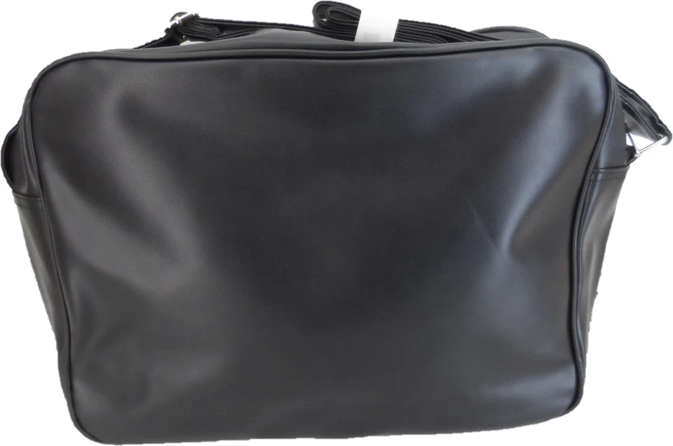 Lambretta Classic Retro Black Messenger Bag - Image 3 of 4