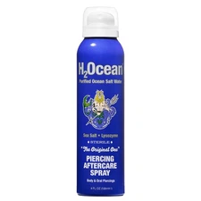 H2Ocean Piercing Aftercare Spray and Keloid Bump Removal– Sea Salt Spray for B