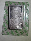 PAMP Suisse 'Lady Fortuna' Vintage 1oz .999 Fine Silver Bar Rare Green Seal