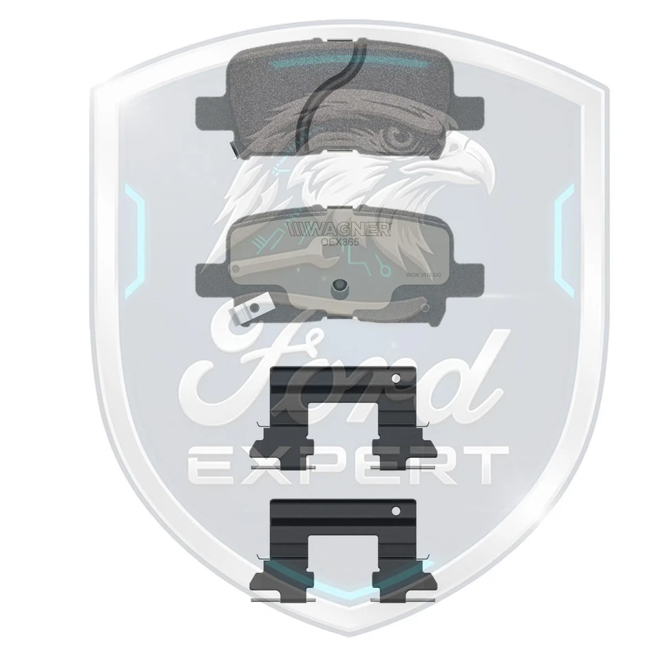 Nuevo kit de pastillas de freno traseras de cerámica OE para Honda Odyssey Pilot 1999-2008 9 años de garantía Foto 3 de 4