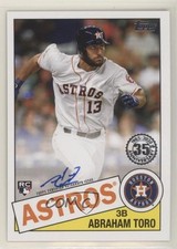 2020 Topps 1985 Topps Baseball Abraham Toro #85A-AT Rookie Auto RC l4r