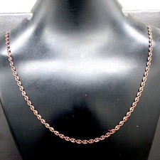 Pure Solid Copper Ball Design Women And Men Chain Necklace Copper All Size