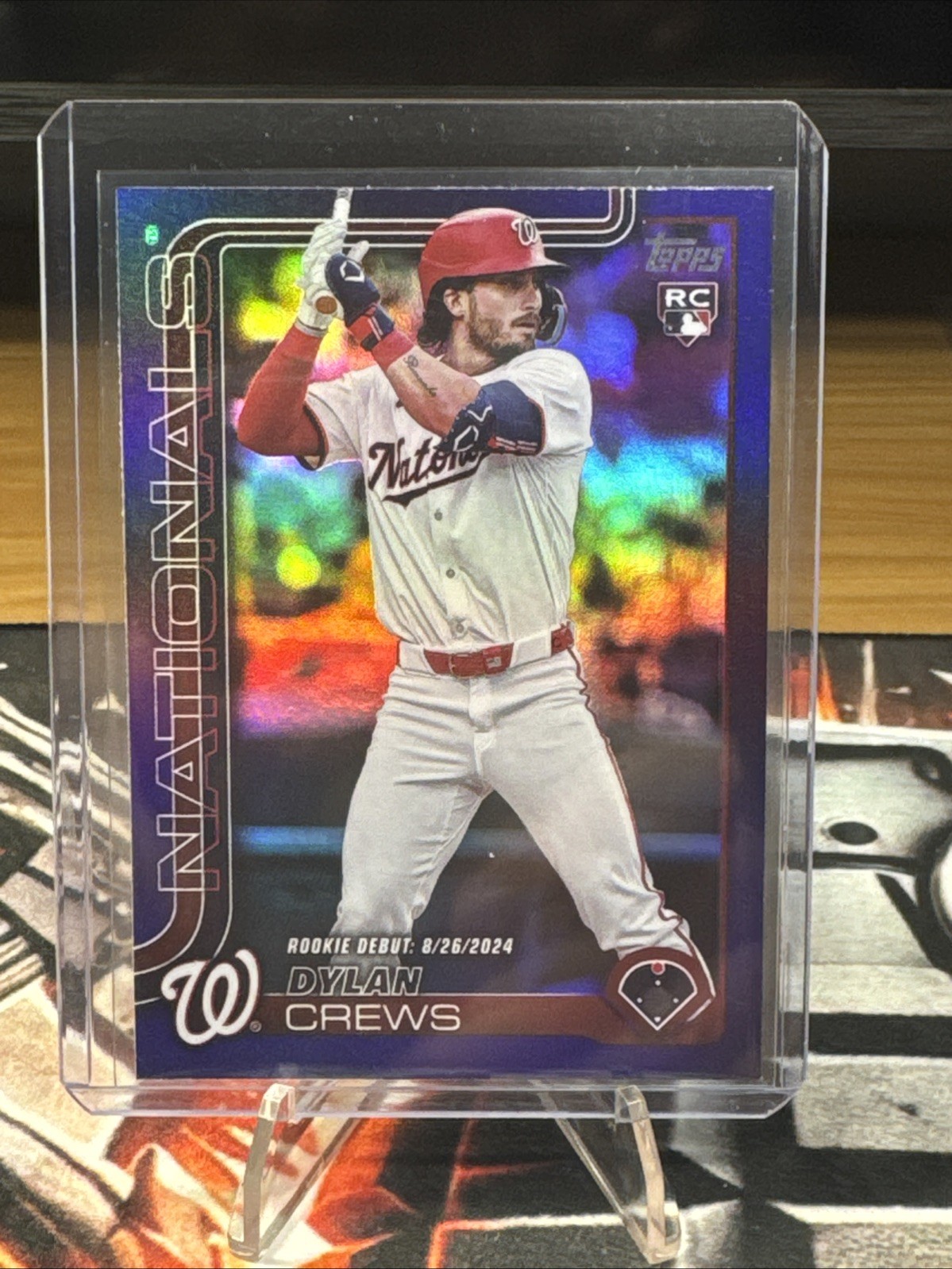 2025 Topps Update Dylan Crews RC 161/250 Purple Foil #US223 