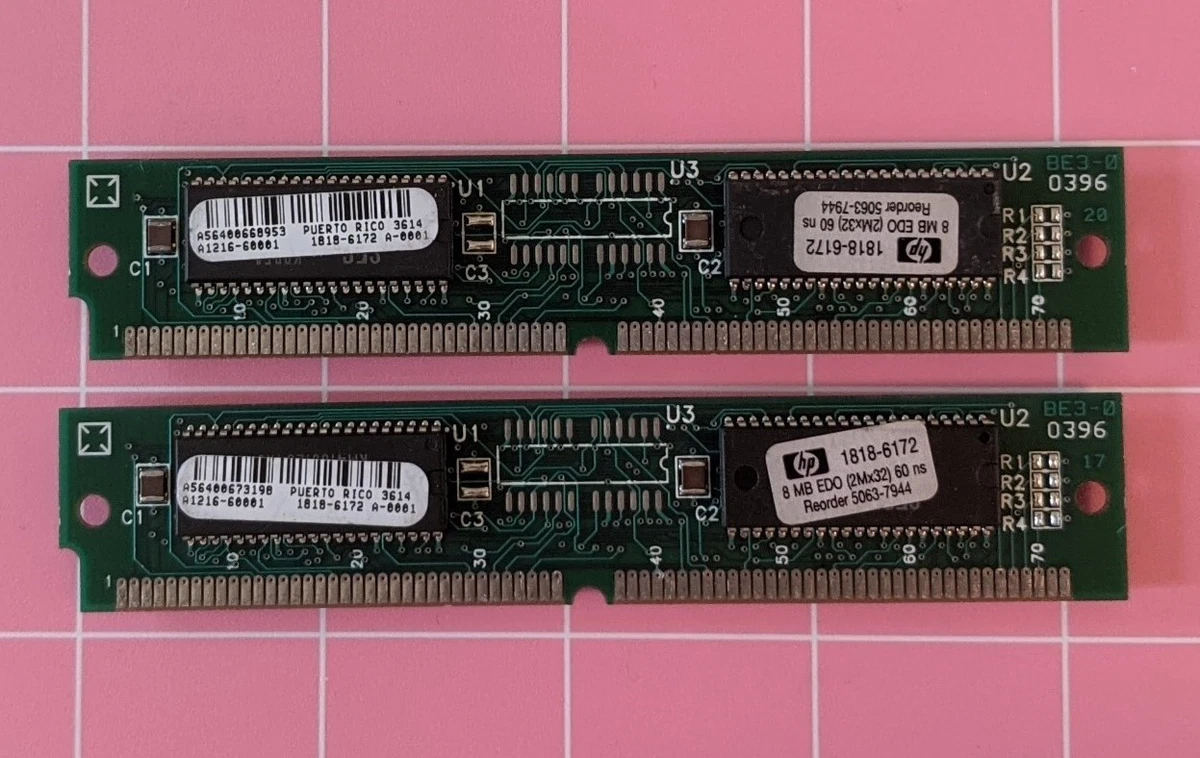 16MB Ps/2 Edo Smm Mémore RAM 4Mx32 60ns 72 Pns Module Double Face