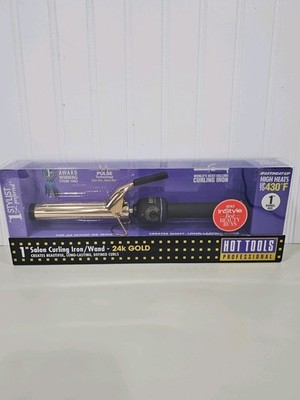 Hot Tools Professional 1/2''Marcel Curling Iron Wand 24k Gold High Heat 430F New