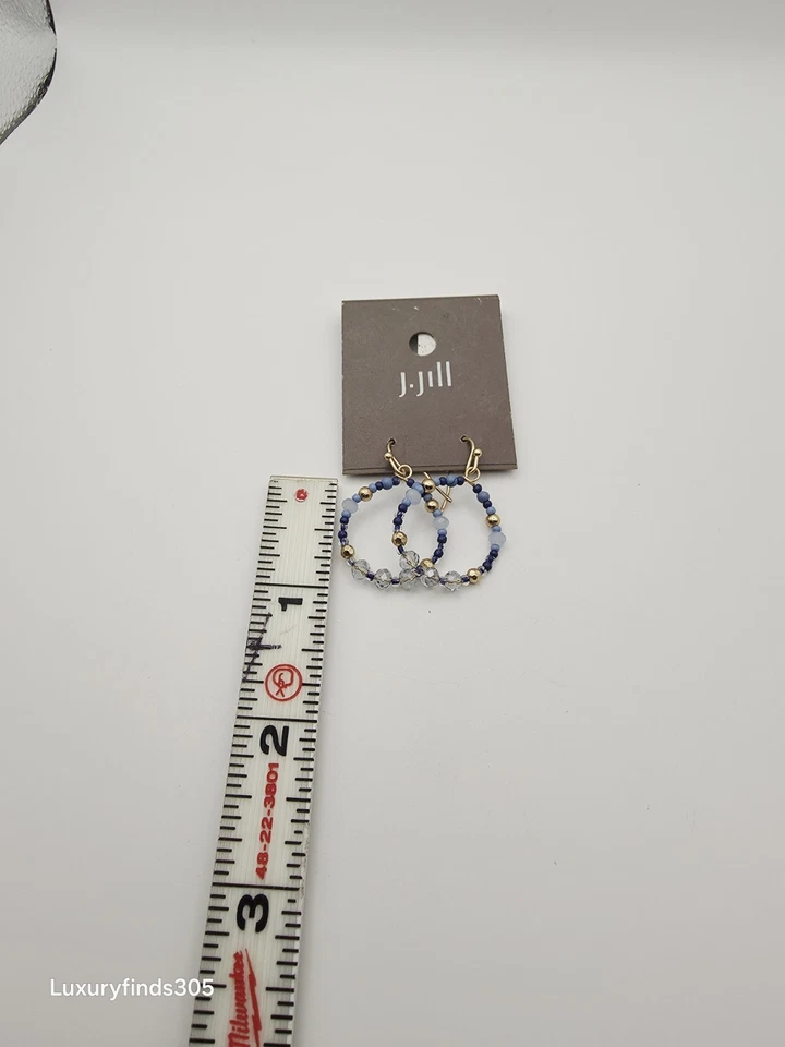 Pendientes colgantes estilo oro azul Net J.Jill joyería Foto 4 de 4