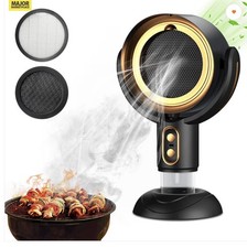 Portable Range Hood, USB Desktop Exhaust Fan, 2 Speed, Removable Filter