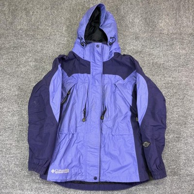 Columbia Omni-Tech Interchange Jacket Womens Medium Hooded Waterproof Ski