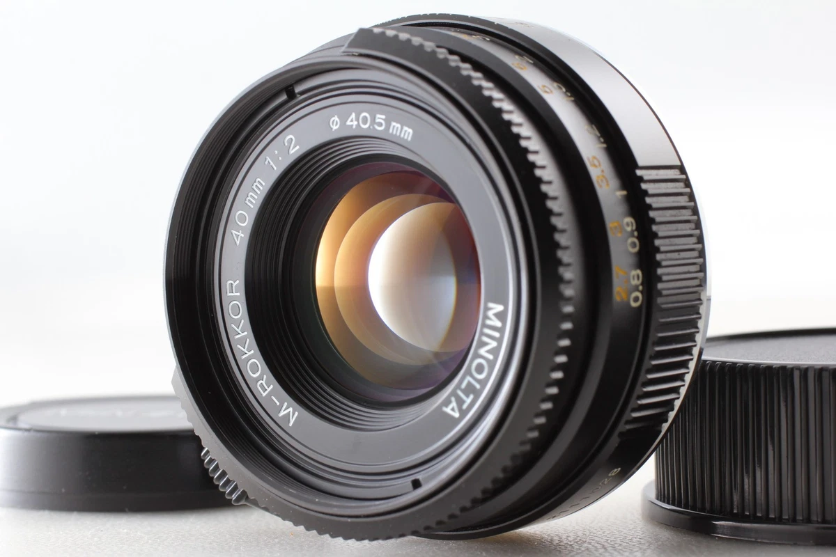 Minolta M Rokkor 40mm F2 for sale - eBay