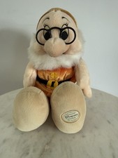 NEW Doc Dwarf 14" Plush Doll Disney Store Snow White Stuffed Plush NWT HTF