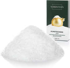 Kunstschnee Dekoschnee 1000 ml - Täuschend echter Schnee für Winterdeko - Weihna