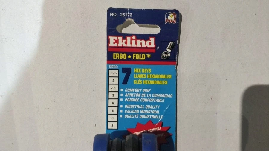 Eklind 25172 Juego de llaves hexagonales 7 piezas - Imagen 2 de 3