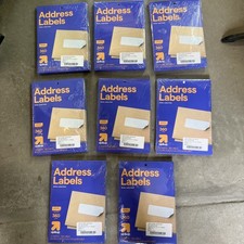 Full Case Address Labels 48 Packs, 360 Per Pack, 17,280 Labels, 1  x 2-5/8  