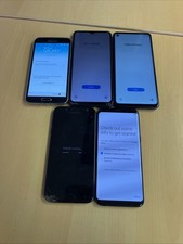 5x Samsung Galaxy S8 / J5 Pro / A32 5G / A21a / S5 - Job Lot - Read Description