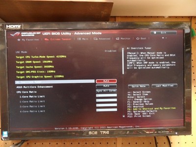 ASUS MAXIMUS VI HERO Motherboard With i5-4670K CPU and 8 Gb Ram LGA1150