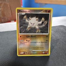 Mankey Pokemon TCG Great Encounters Reverse Holo Common Card #79/106