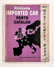 1966-67 Riverside Montgomery Ward IMPORTED CAR PARTS CATALOG reference original