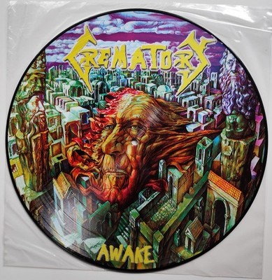 CREMATORY Awake 1st press 1997 Picture Disc Vinyl/Illusions/Transmigration/Just