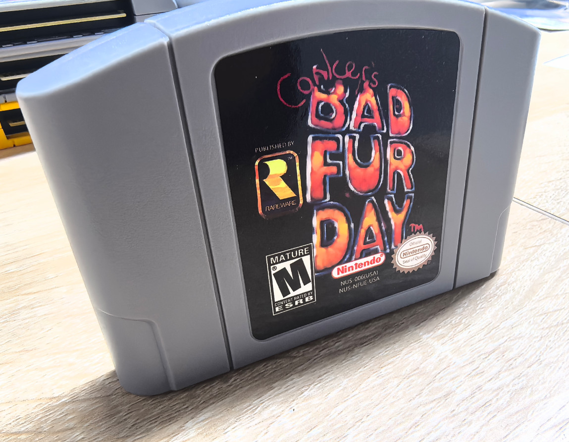 N64 Conkers Bad Fur Day For Nintendo 64