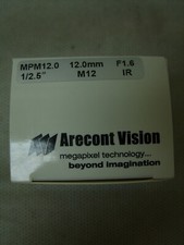 Arecont Vision MPM12.0 - Mega IR CCTV Surveillance Camera Lens - 12mm - 1/2.5"