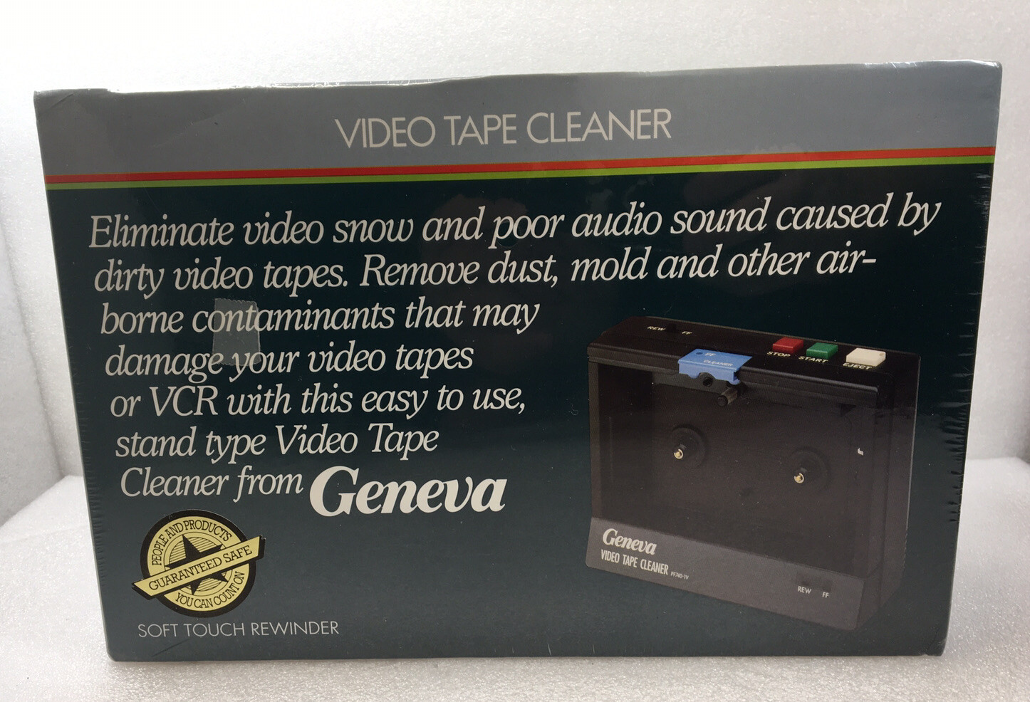 Geneva VHS Tape Cleaner PF7401V PF740 eBay