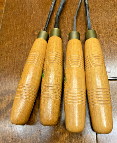 Henry Taylor Tools 4pcs Carving Chisels Woodcarving Tools Sheffield England - Picture 18 of 18