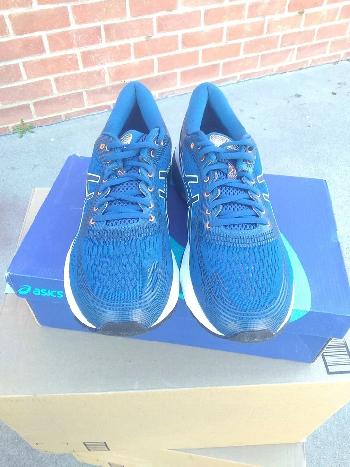 Asics Gel Nimbus 21 Moko Blu Nero Taglia 14 US Uomo - Immagine 2 di 4