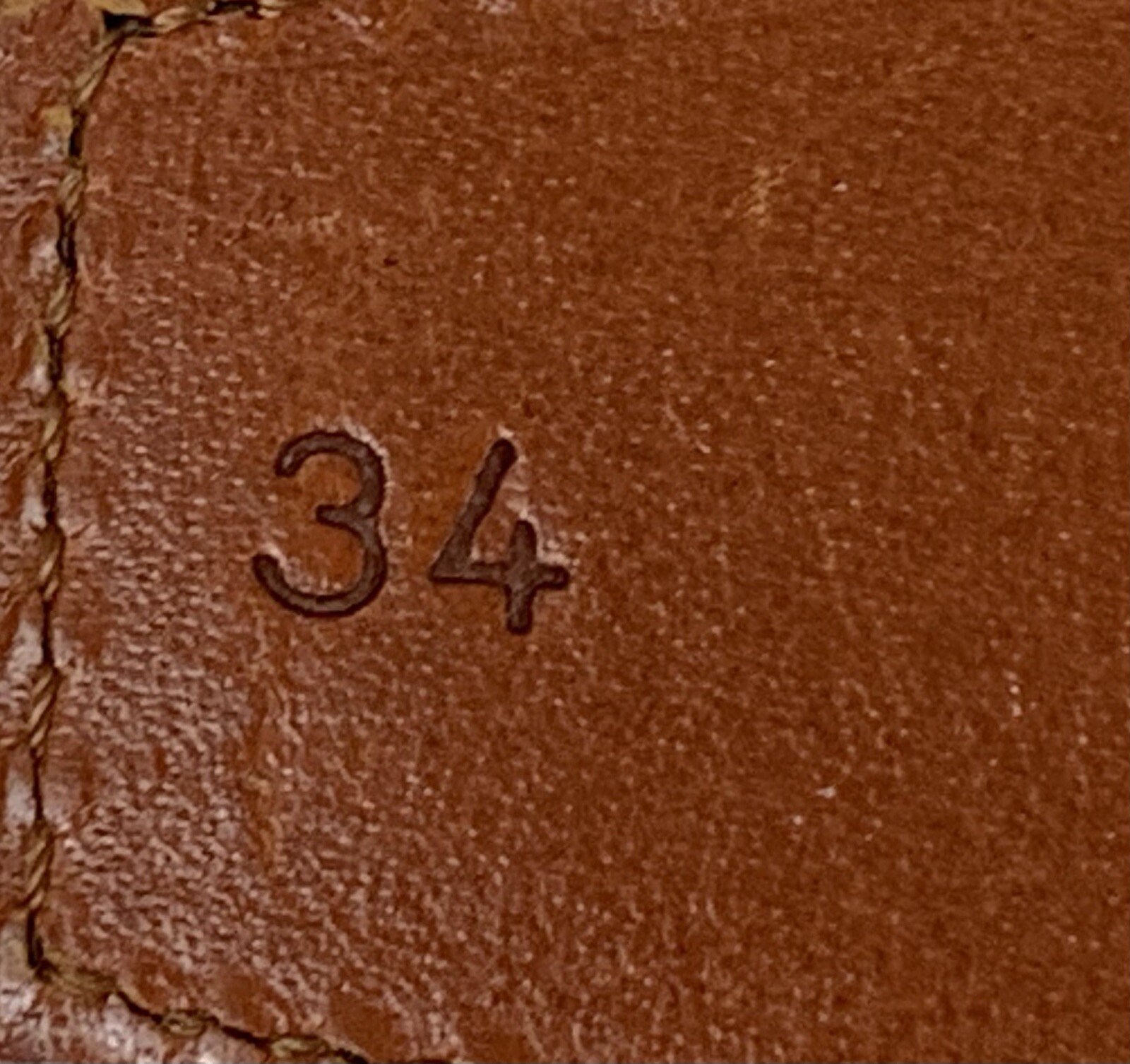 Salvatore Ferragamo Men's Brown Belt Logo Embossed Si… Gem