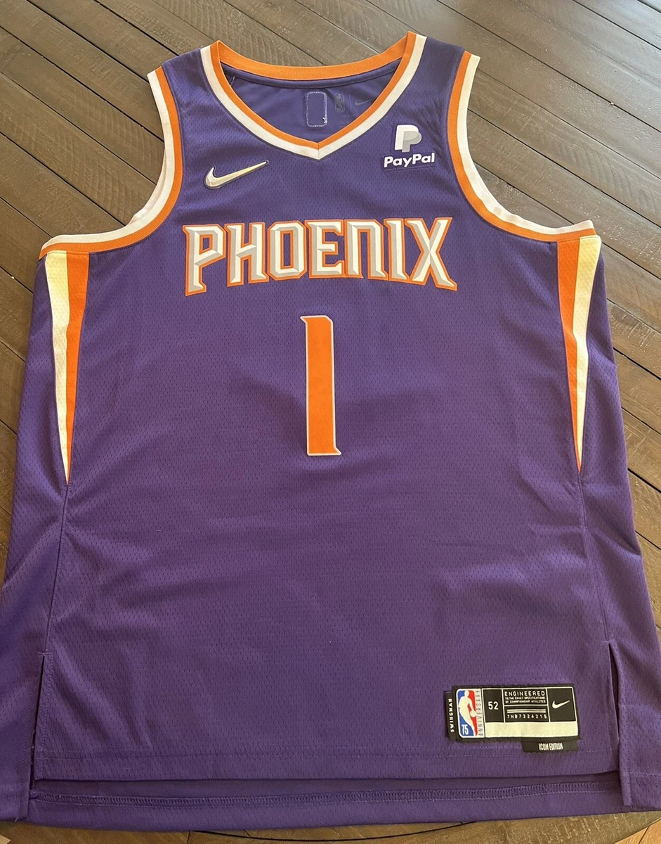 Men's Phoenix Suns Devin Booker Nike Purple Swingman Jersey - Icon