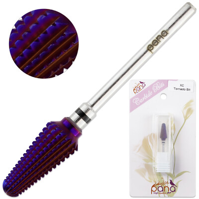 USA 1 Pana Tornado Form Nagel Hartmetall Bit - Lila - Extra Grob Kern 0.2cm