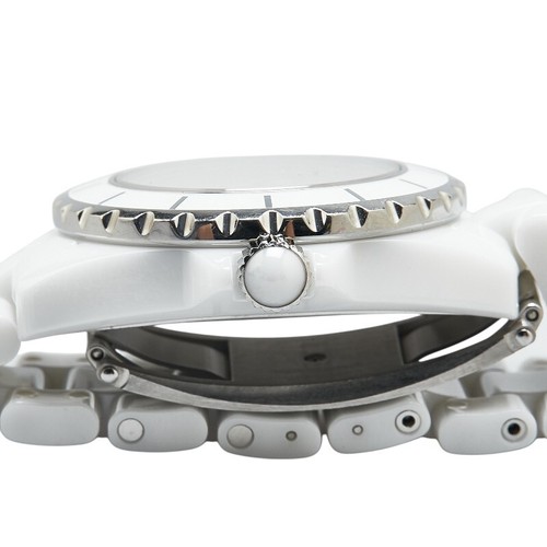Orologi CHANEL J12 Fantasma Bianco H3442 Quarzo Quadrante Bianco Donna 【Usato】 - Foto 6 di 8