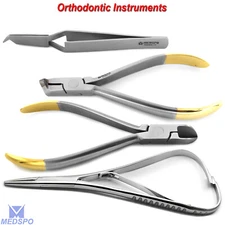Dental Bracket Braces & Needle Holder Mathieu Forceps Archwire Ligature Cutters
