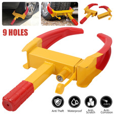 1/2xHeavy Duty Wheel Clamp Lock Car Van Trailer Caravan Anti Theft Security Claw