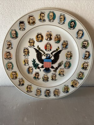 Vintage Presidential Decor Plate 1977 Jimmy Carter