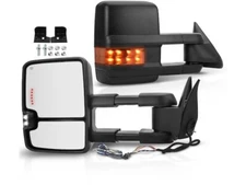 Autopart Premium Mirror Set fits GMC C1500 Suburban 1992-1999 24KRYS