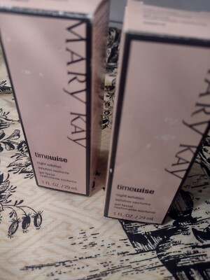 Mary Kay TimeWise night solution gel facial 1 oz ea Lot of Two   New In Boxes 