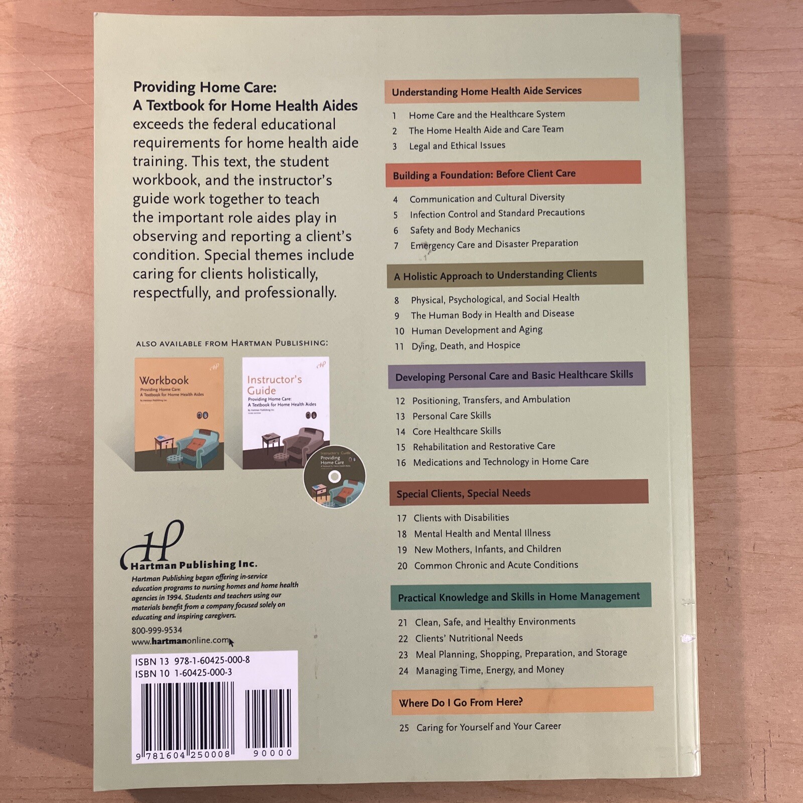 Providing Home Care : A Textbook for Home Health Aides by William Leahy ...
