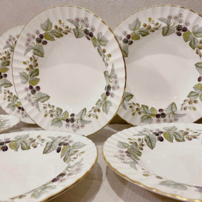 ROYAL WORCESTER LAVINIA Soup Plate 6 Set 23cm Bowl | eBay