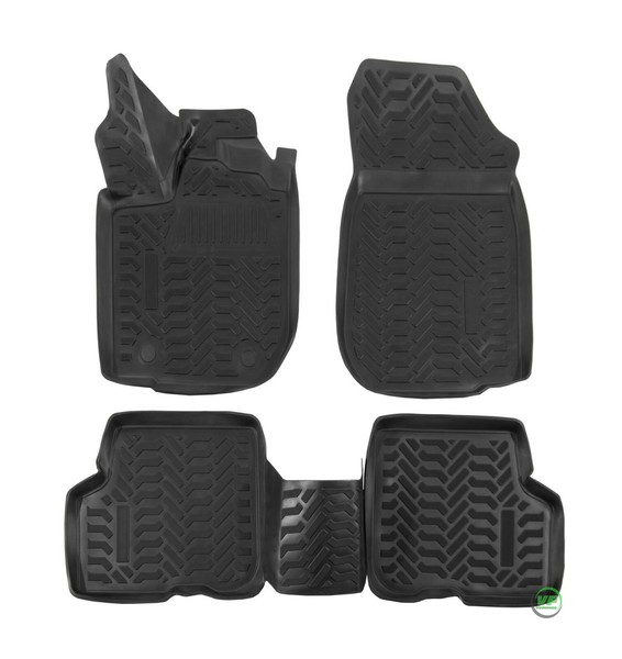 Gummimatten 3D GummifußMatten FüR Dacia Sandero Stepway 2 2012-2020 TPE 3D-image